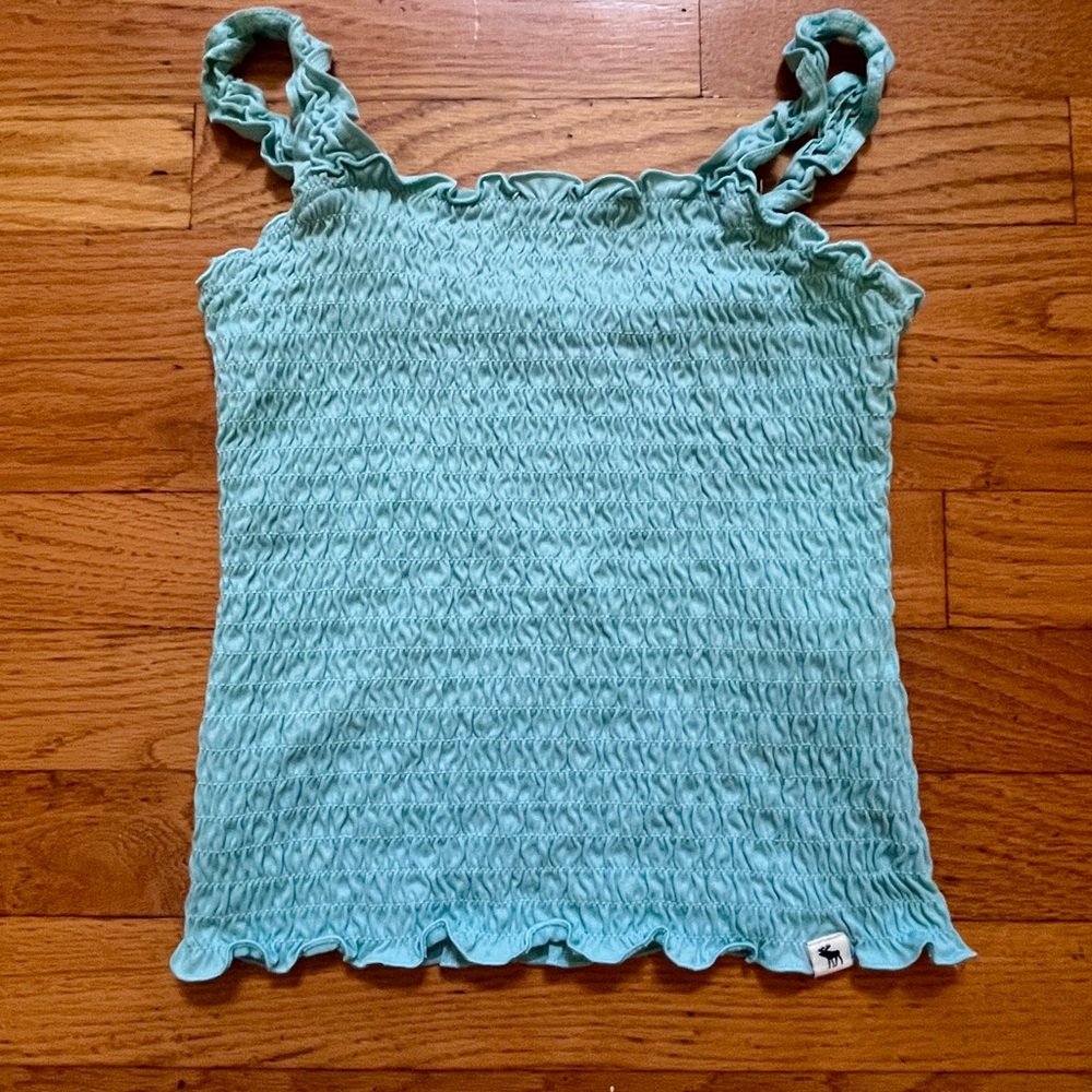 Abercrombie Kids Seagram Green Stretchy Tank